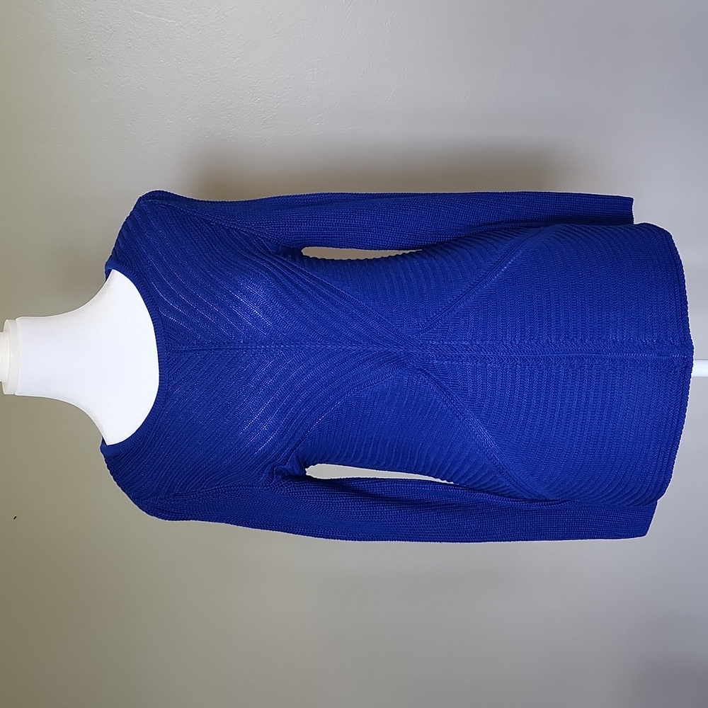 Dana Buchman Pullover Long Sleeve Sweater Size Small Blue